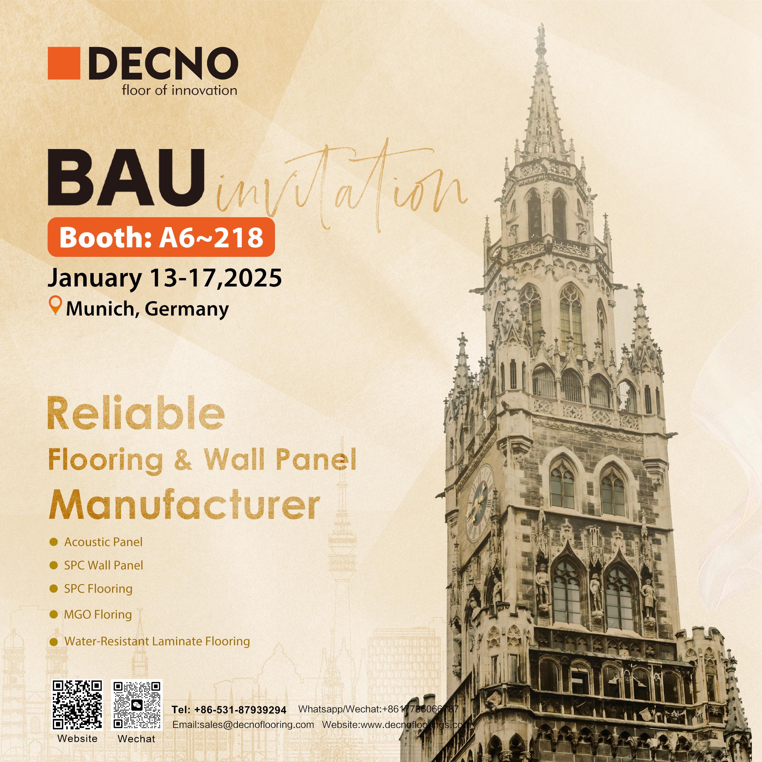 DECNO Is Ready For BAU Muenchen 2025 