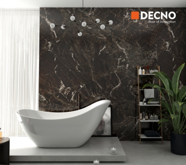 Waterproof High-Gloss SPC Wall Panel｜DECNO